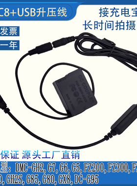 适用徕卡VLUX TYP114 116适马Qp FP BP-DC12-E假电池接充电宝USB