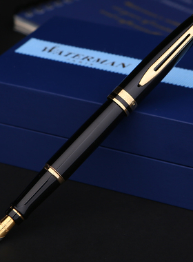《名笔城》WATERMAN威迪文新权威23k镀金笔男士商务签名水人钢笔