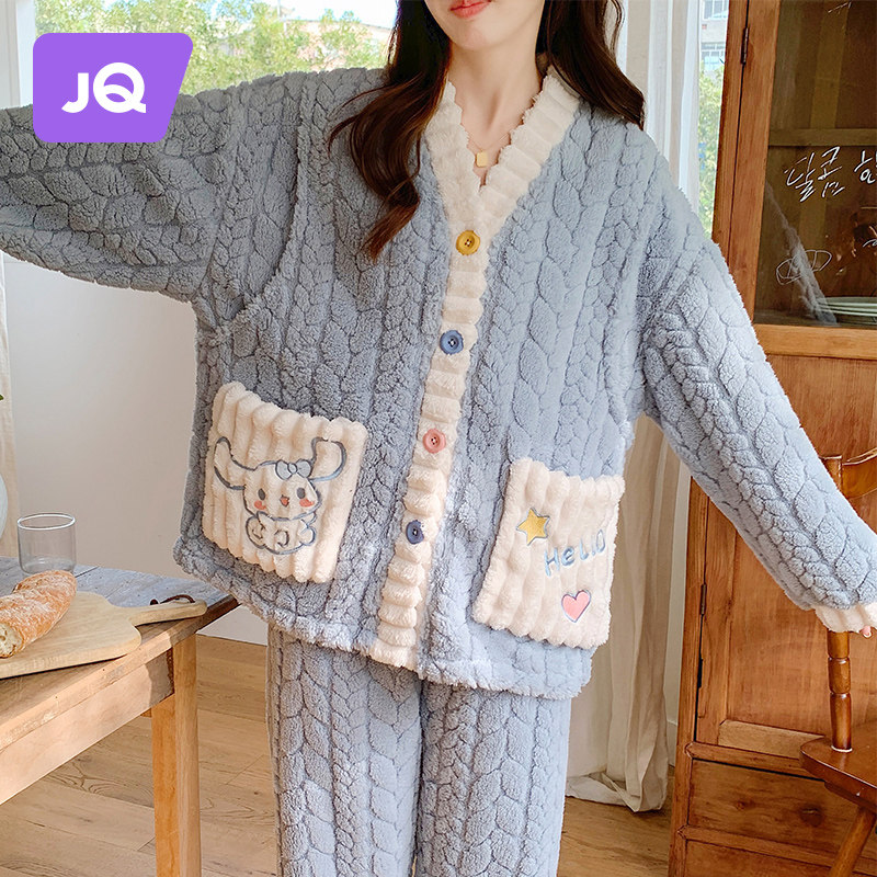 婧麒孕妇睡衣秋冬款月子服冬季产后加绒哺乳喂奶待产妇家居服套装高性价比高么？