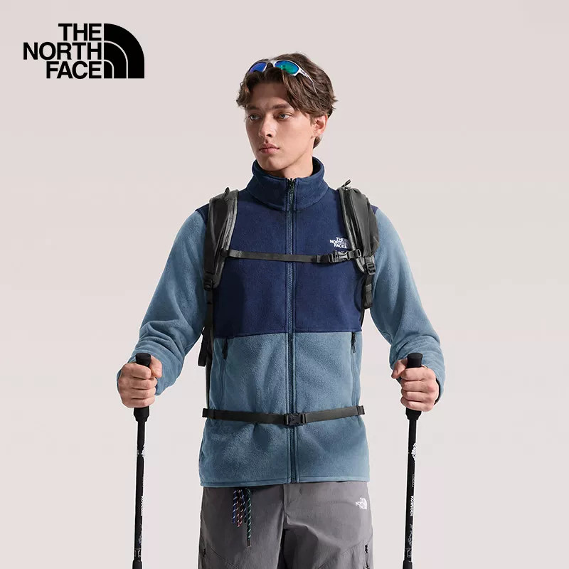 The North Face北面抓绒衣男26秋冬新款户外保暖可当内胆外套8FJ3