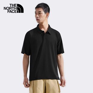 TheNorthFace北面25春夏新款户外男Dune Sky速干衣短袖POLO衫8DFT