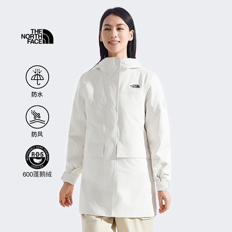 北面25秋冬女三合一鹅绒冲锋衣