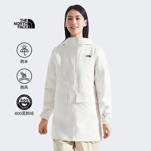 北面25秋冬女三合一鹅绒冲锋衣