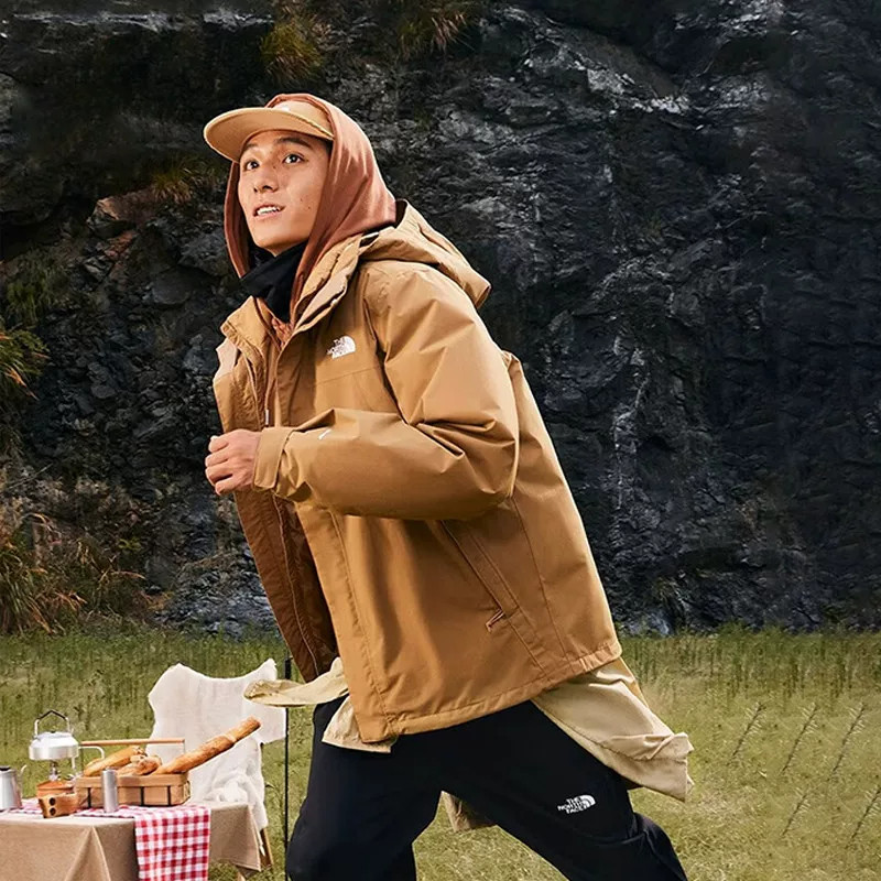 TheNorthFace北面冲锋衣三合一男秋冬户外防水羽绒内胆外套81QS