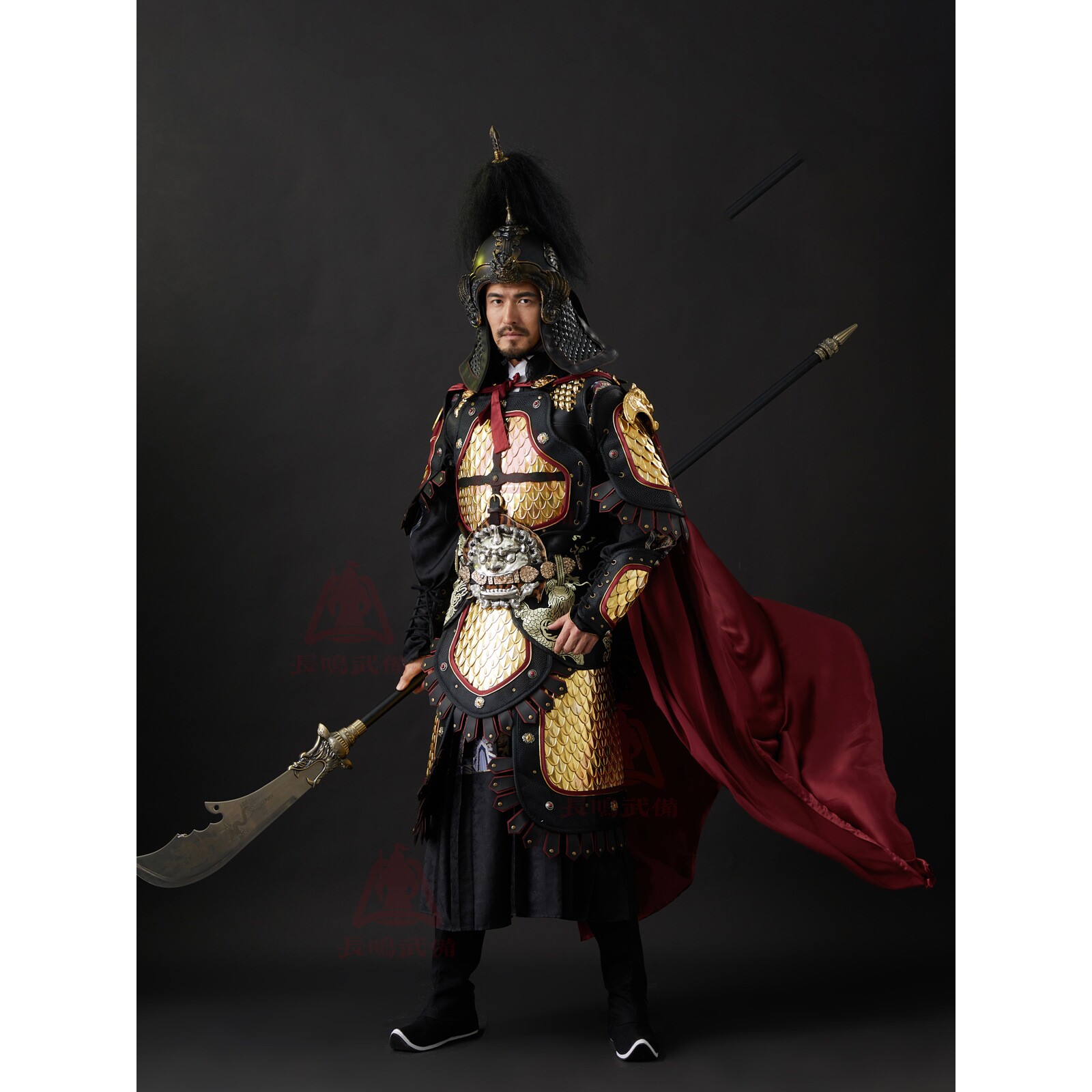 2026原创龙鳞分体甲国潮真人可穿戴将军甲胄铠甲盔甲硬派战斗装备