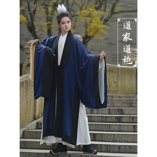 2026原创道袍汉服新款夏季薄款氅衣明制男女同款大氅鹤氅披风道士