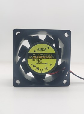 ADDA全新原装AS06024XB387100 DC24V 1.50A 6038变频器散热风扇