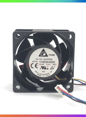 全新台达6CM 6038 48V 0.41A THB0648BE 4线服务器风扇散热风扇