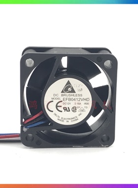 台达 EFB0412VHD DC12V 0.18A 4020 工控机服务器变频器散热风扇