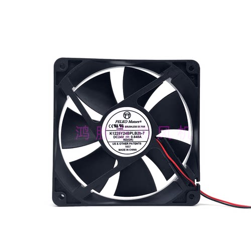 PELKO Motors K1225Y24BPLB2b-7 12025 24V 0.848A变频器散热风扇