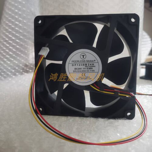 全新现货DF1238B24H DC24V 0.68A 12038 12CM散热风扇