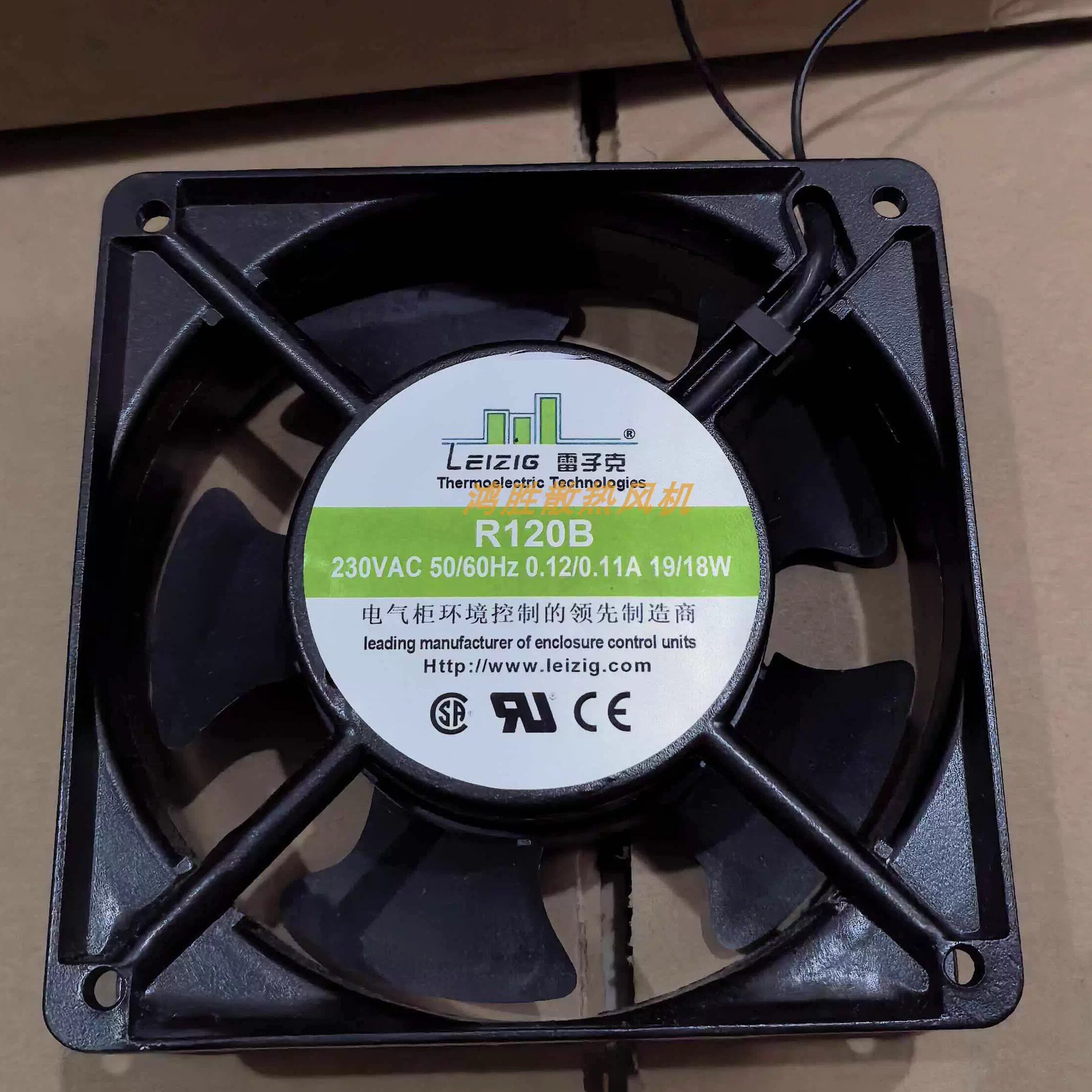 雷子克R120B轴流散热风扇230VAC 0.12/0.11A工业机柜风机19/18W
