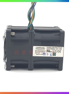 R124056BU 全新原装EVERFLOW 4056 12V 1.50A pwm 调速增压风扇