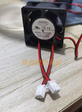 全新EVERFLOW R054020DL DC5V 0.13A 机箱散热风扇