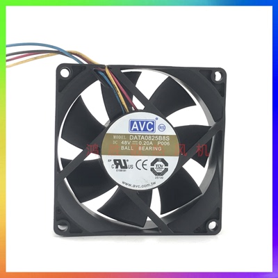 AVC DATA0825B8S 48V 0.20A 8025 8CM 中兴服务器交换机散热风扇