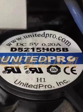 全新UNITEDPRO现货D5215H05B DC5V 0.20A 5CM CPU电源 机箱风扇