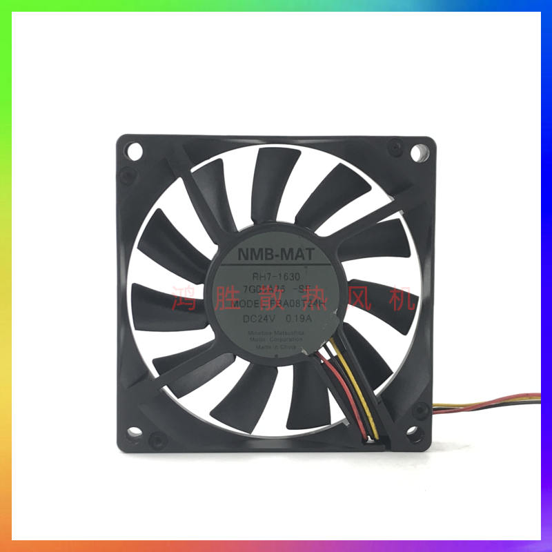 NMB FBA08T24H 8015 24V 0.19A 8CM/厘米 静音变频器散热风扇