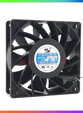 原装正品一盟 YM2412PMZB1 12038 24V 0.75A双滚珠大风量散热风扇