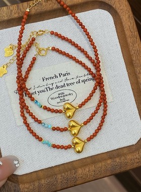 新中式桃心手串幸运