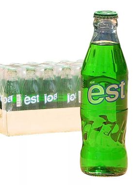 250ml*12瓶泰国进口碳酸饮料est可乐苏打绿奶油味EST可乐橙汁汽水