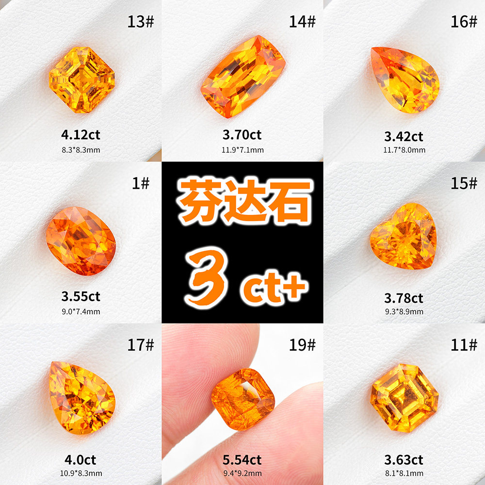 尼日利亚老矿芬达石高净度