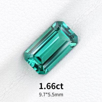 1.66ct阿富汗拉贡碧玺lagoon湖水蓝天然蓝绿碧玺裸石长方戒面宝石