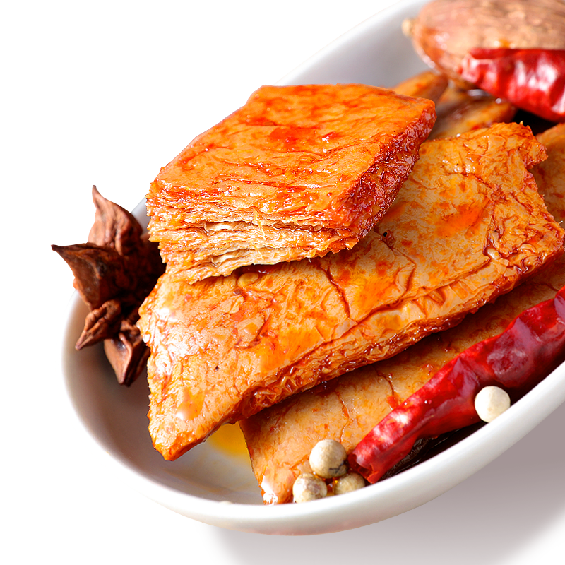 南北特麻辣手撕素牛肉网红豆干