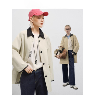 【镇店招牌B入】MM麦家春新款高质巴恩风格风衣外套女4999460221