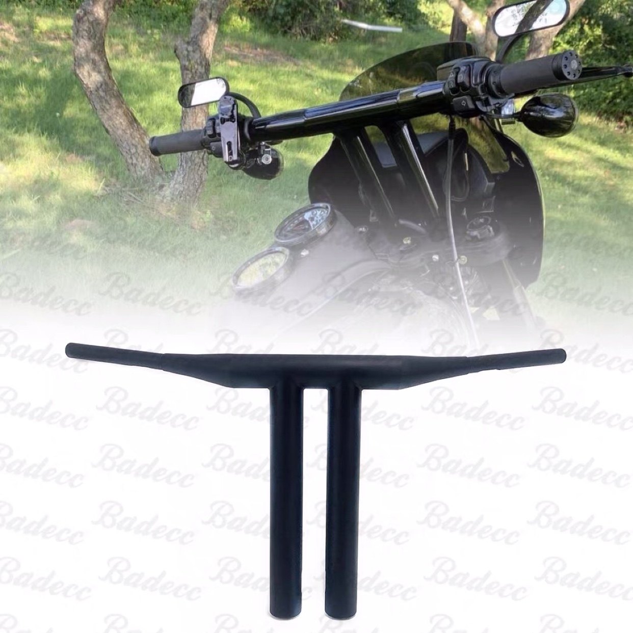 哈雷改装2英寸定制t型车把戴纳软尾运动者通用路威s夜路德肥仔883