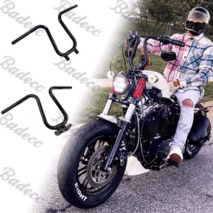 哈雷改装1英寸通径定制葫芦车把XL883 1200 X48专用chopper车把