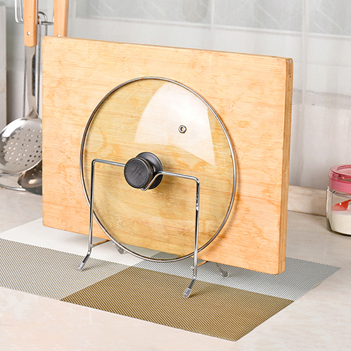 不锈钢菜板砧板架放锅盖的架子案板收纳置物架厨房用品用具小百货高性价比高么？