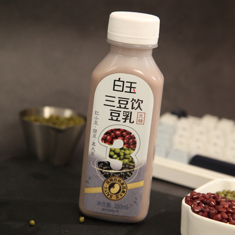 白玉三豆饮豆乳黑豆红豆绿豆