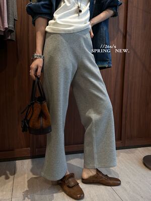 ONE2639正品春新款时尚高腰巨显瘦直筒休闲裤女薄款九分裤卫裤one