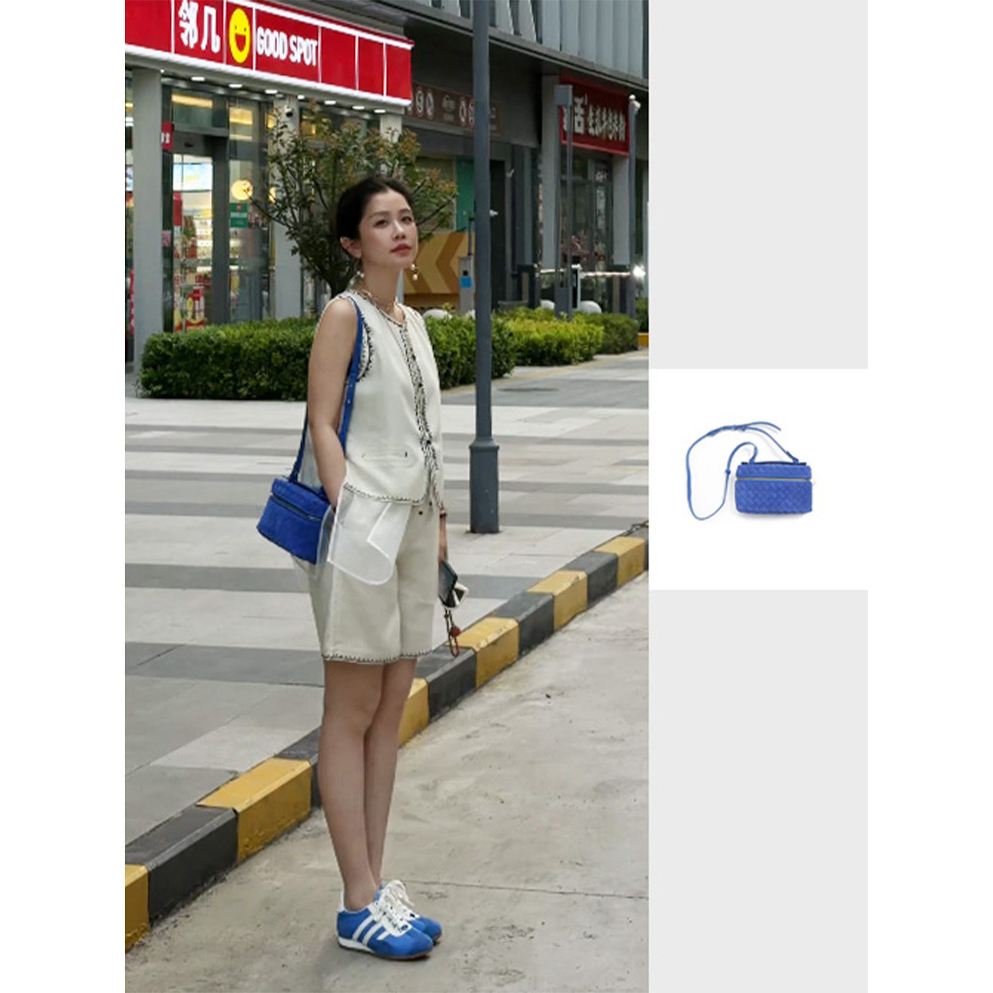Y 【叭哒不惑】牛皮时尚百搭复古斜挎手提单肩包小方包女