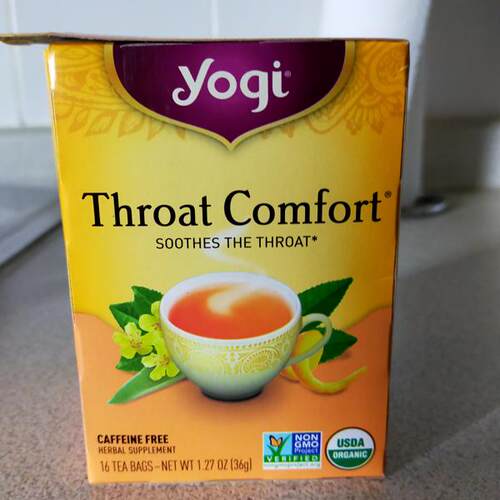茶草本茶yogitea舒缓喉咙