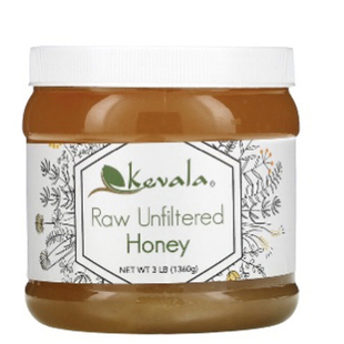 美国Kevala未加工未过滤美味天然有机蜂蜜无乳制品不含麸质1360克
