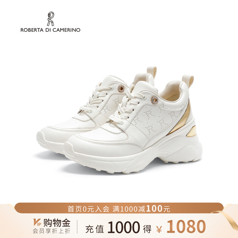 诺贝达时尚休闲鞋新款时尚百搭舒适轻便女鞋低帮运动鞋RCS256002