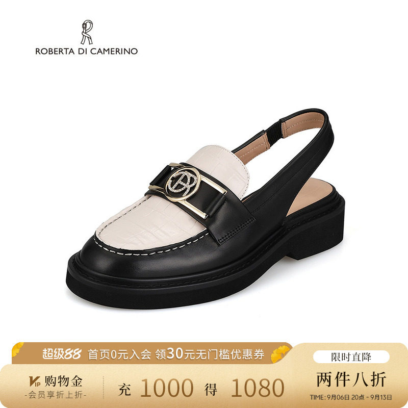 诺贝达平底浅口凉鞋时尚图片