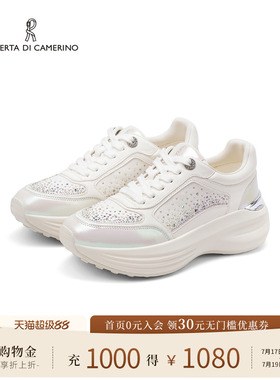诺贝达新款休闲鞋2026春季增高透气百搭运动鞋通勤女鞋RCS266003