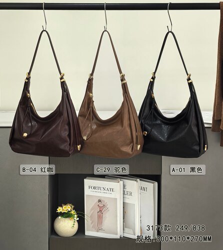 专柜正品女包优雅腋下包大容量托特包高级感新款通勤小众简约百搭