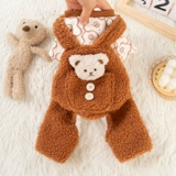 Демисезонный утепленный пуховик, комбинезон, осенний сезон