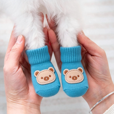 猫咪袜子不掉脚防滑防抓脚套金渐层布偶英短小狗狗春夏季宠物用品