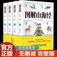 小学生版 彩绘版 原版 四年级五六年级经典 儿童版 图解山海经全套4册 书目适合初中生课外阅读书籍 原文注释正版 孩子读得懂山海经