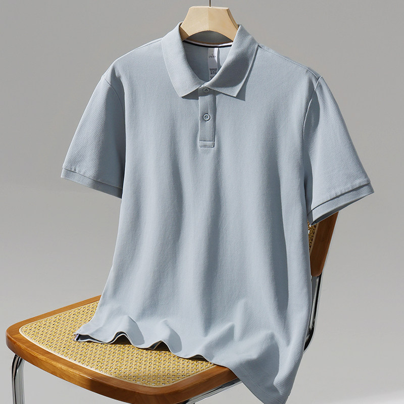 220g50支低碳长绒棉翻领POLO衫