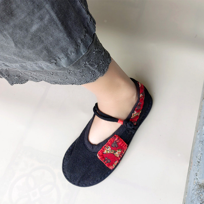 平底女鞋民族风布鞋舒服好穿