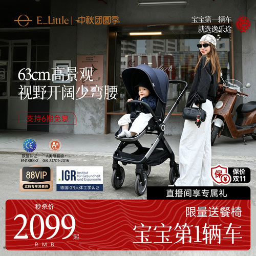 升降顶篷 21cm大轮 加宽加高扶手 63cm坐高
