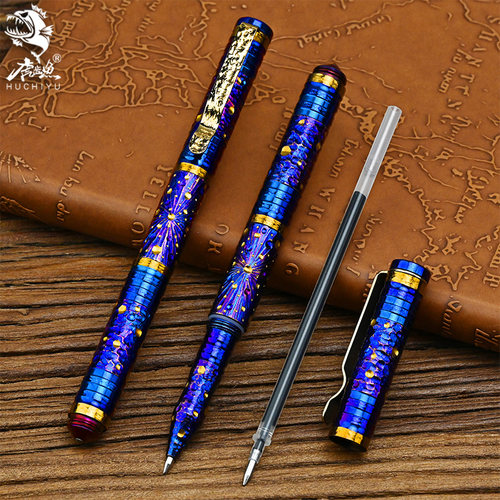 限量钛合金战术笔中性签字笔EDC