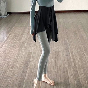 瑜伽绑带一片裙便携运动健身舞蹈裙小屁帘防走光遮臀遮屁帘裹身裙