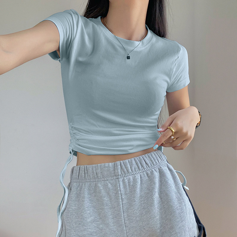 专业训练健身绑带紧身运动短袖T恤女薄款透气速干瑜伽舞蹈上衣服,女装/女士精品,背心吊带,淘宝优惠券,粉丝福利购,淘宝优惠卷