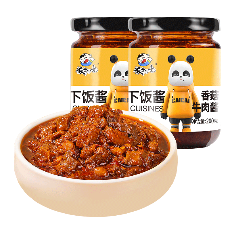 饭扫光205g四川特产香菇牛肉酱